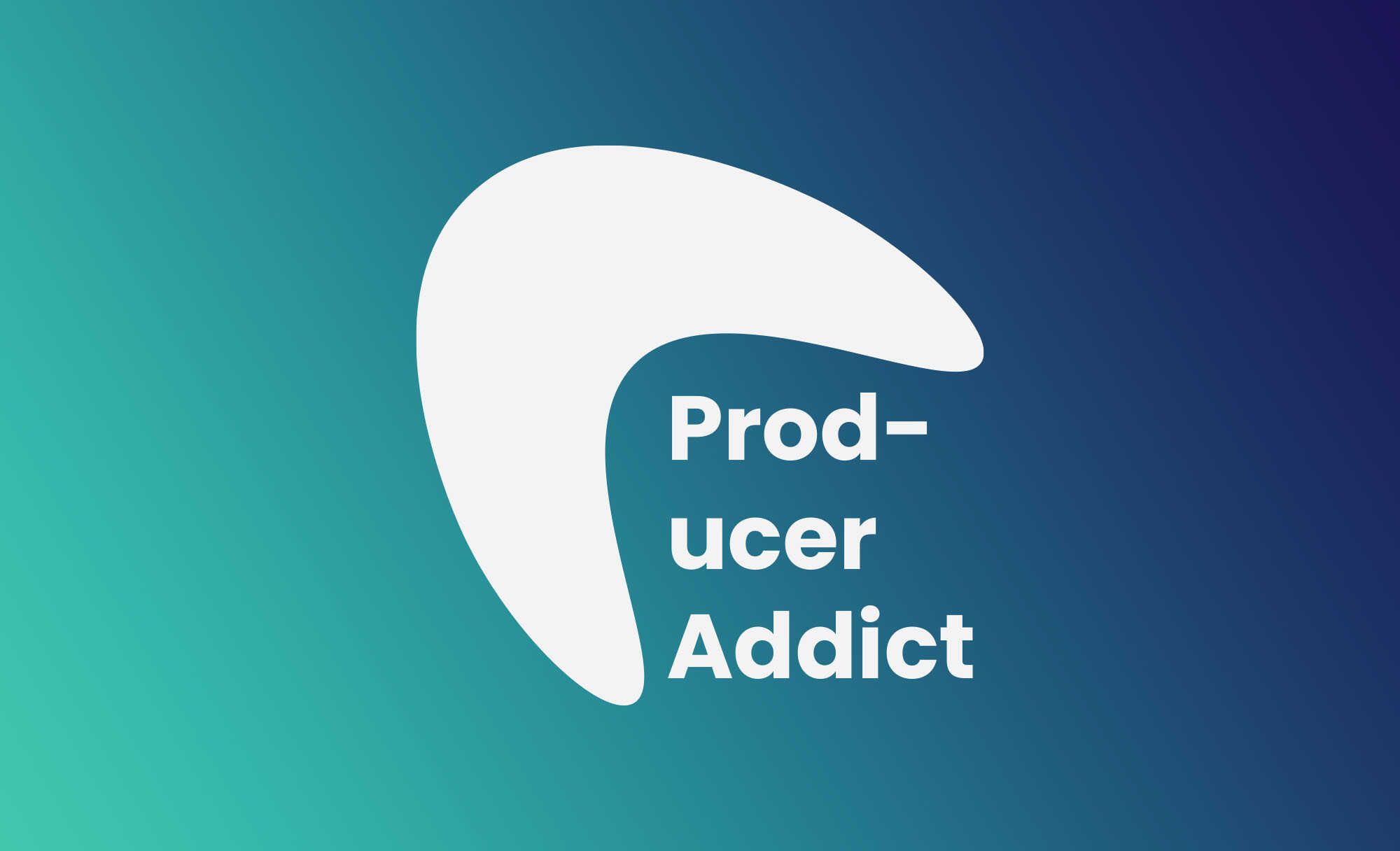 Producer Addict için logo çalışması